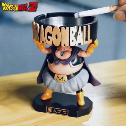 13Cm/5.12In Anime Dragon Ball Z Figure Ashtray Majin Buu Action Figures Pvc Statue Desktop Ornamen Collection Model Toys Gifts