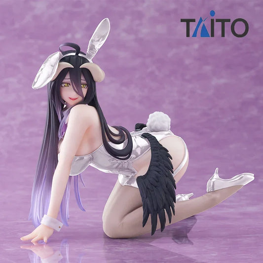 13CM Anime OVERLORD Figure Albedo Bunny Girl Kneeling Anime Model Toys Gifts Collection Decoration Ornaments PVC