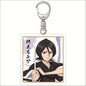 Popular Classics Anime Acrylic Keychain Fashion Kurosaki Ichigo Ishida Uryuu Kuchiki Rukia Cartoon Figures Key Chain Bag Pendant