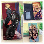 Anime Jojo Bizarre Adventure Khaki Men'S Bifold PU Synthetic Wallet Cool Kujo Jotaro Coin Purse Money Clip