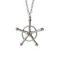 Anime Bleach Necklace Quincy Ishida Uryuu Cosplay Ginrei Gojiaku Amulet Alloy Choker Chain Keychain Pendant Jewelry Gifts