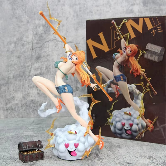 29Cm Anime One Piece Nami Figures Action Figurine Hentai Pvc Model Statue Doll Desktop Room Collectible Adult Toys Gifts