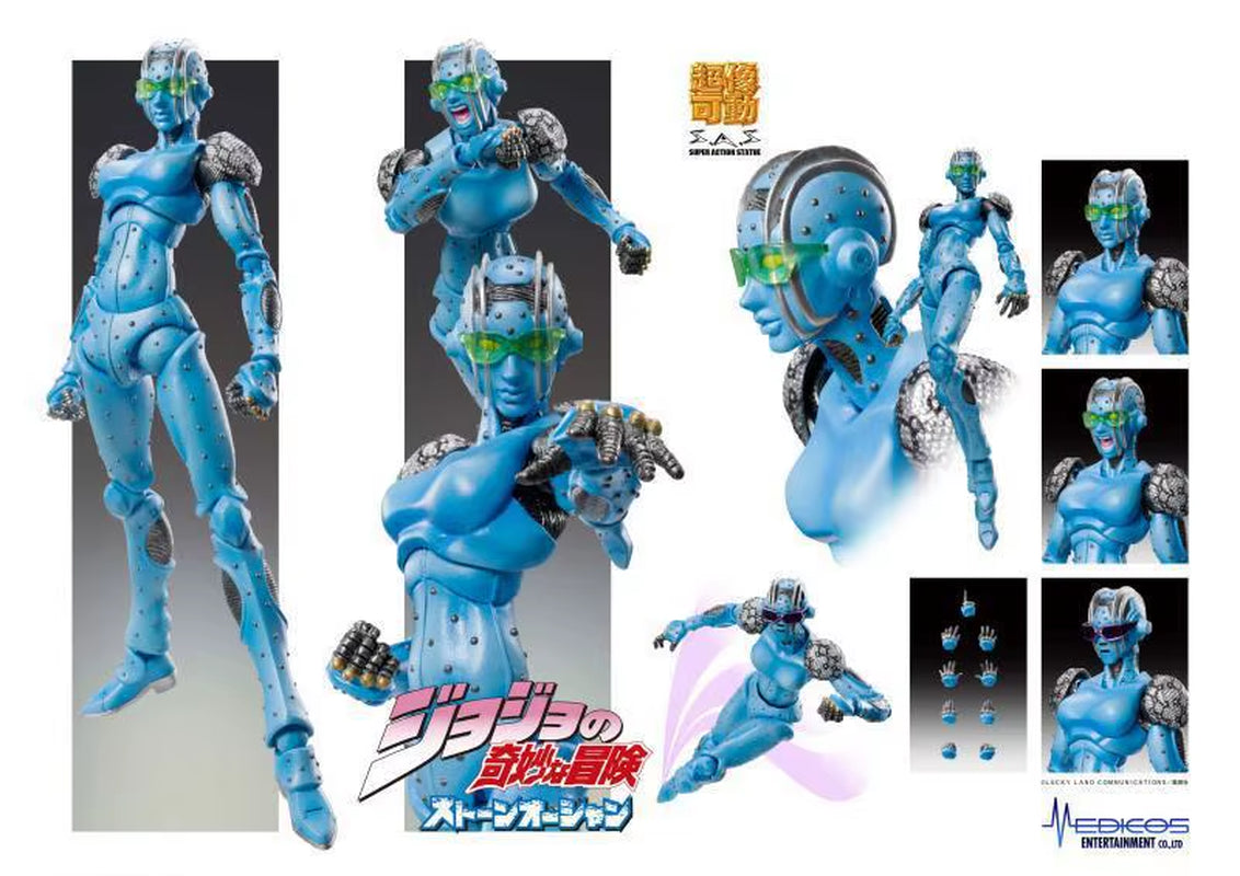 22 TYPES Anime Jojo Bizarre Adventure Kujo Jotaro Dio Brando Diavolo Bruno Bucciarati Leone Abbacchio Jolyne Cujoh Action Figure