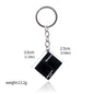 Anime Death Note Keychain Black Notebook Pendant Key Chain Cospaly Accessories Keyring for Women Men Jewelry Gifts