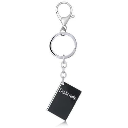 Anime Death Note Keychain Black Notebook Pendant Key Chain Cospaly Accessories Keyring for Women Men Jewelry Gifts