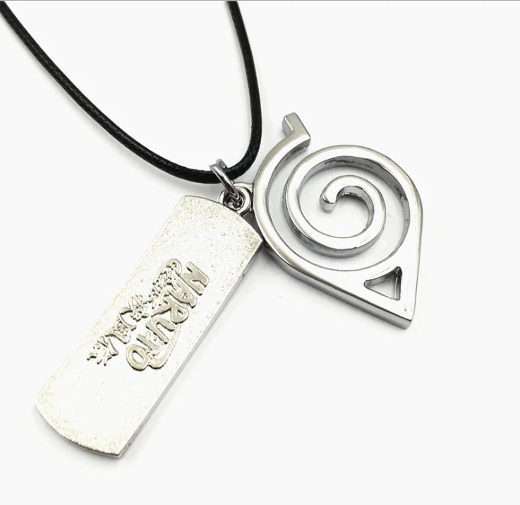 Naruto Headband Logo Necklace with Keychain Pendant