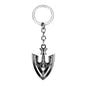 Anime JOJOS BIZARRE ADVENTURE Keyring Necklace Kujo Jotaro Hat Cap Shovel Rope Chain Pendant Metal Higashikata Josuke Jewelry