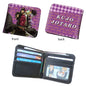 Anime Jojo Bizarre Adventure Khaki Men'S Bifold PU Synthetic Wallet Cool Kujo Jotaro Coin Purse Money Clip