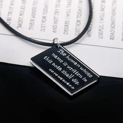Anime Death Note Keychain Black Notebook Pendant Key Chain Cospaly Accessories Keyring for Women Men Jewelry Gifts