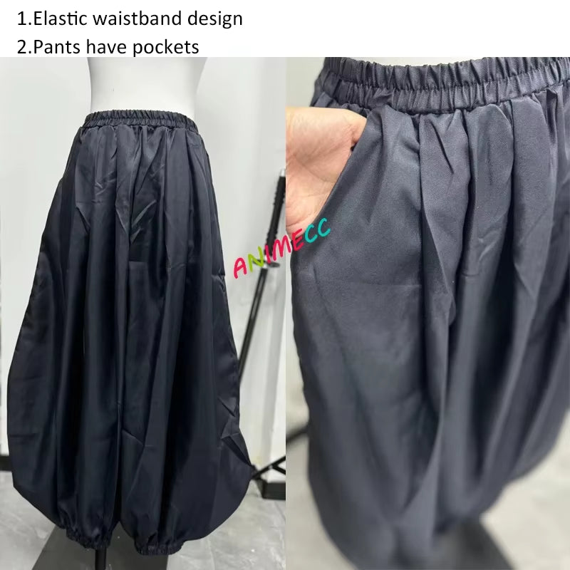 in Stock S-2XL Geto Suguru Cosplay Costume Wig Earring Anime Cosplay School Uniform Halloween Party Outfit for Women Men