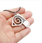 Naruto Headband Logo Necklace with Keychain Pendant