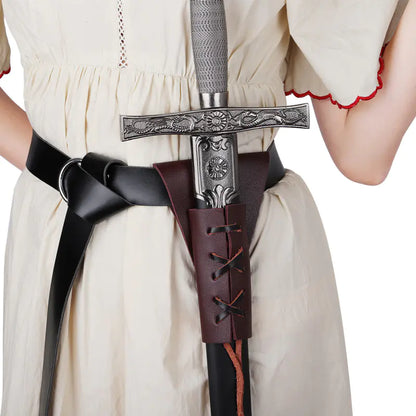 Medieval Viking Warrior Belt and Sword Holster Costume