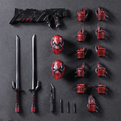 Play Arts Kai Deadpool Action Figure Model Display