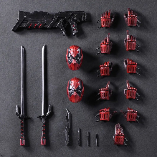 Play Arts Kai Deadpool Action Figure Model Display