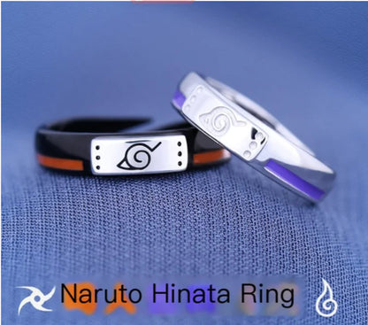 Naruto Hinata Ring S925 Silver Jewelry Anime Merchandise
