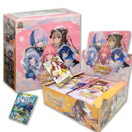 KUPAIDE Goddess Story Booster Box Goddess Story Waifu Series TCG Anime Girl Collection Trading Cards (NS2-9)
