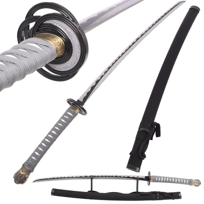 Elden Rings Rivers of Blood Sword，Moonveil Sword ，Handmade Katana Samurai Sword Real Carbon Steel Blade Cosplay Collection Gift