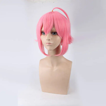 Pink Upturned Cosplay Wig for Costumes and Events