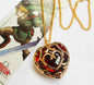 Zelda Legend Pendant Necklace with Sapphire Keychain