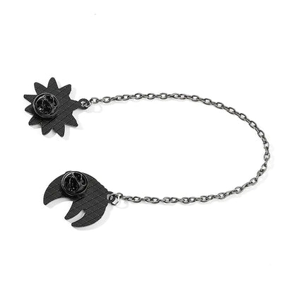 Soul Eater Sun Moon Brooch for Cosplay and Accessories