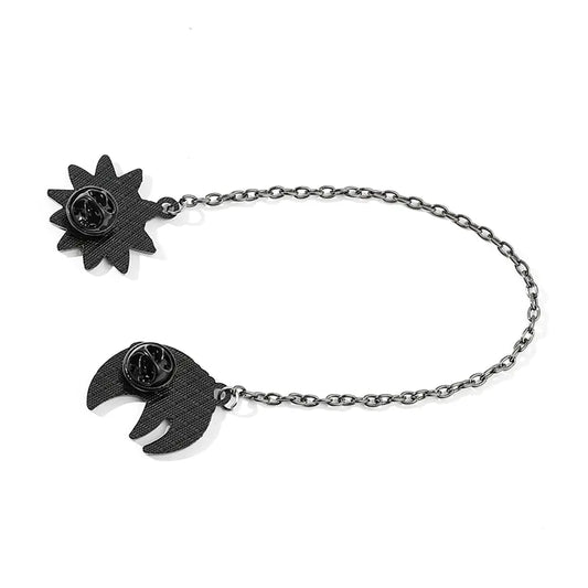 Soul Eater Sun Moon Brooch for Cosplay and Accessories