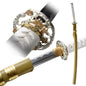 OYZ Katana SwordHandmade 1060 High Carbon Steel Real Steel Samurai SwordMdemon Slayer SwordReal Katana Samurai Sword Full Tang for Home Protection Collection and Gift