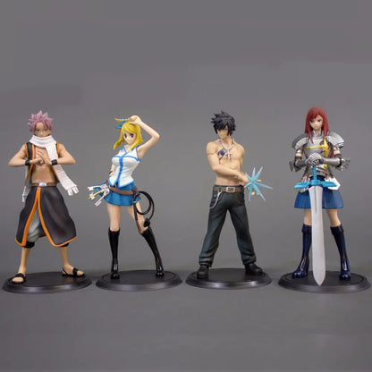 TSUME Fairy Tail SC Series Lucy, Gray, Erza & Natsu Figures