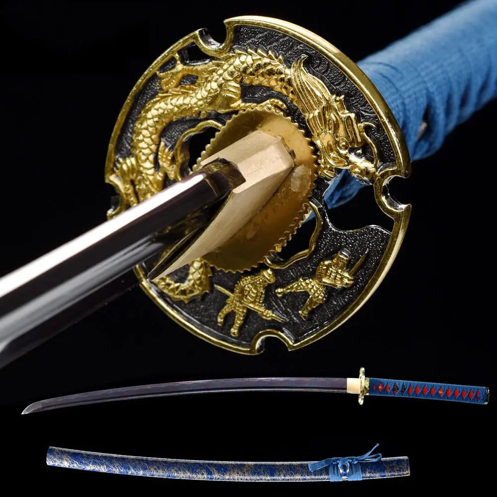 YONG XIN SWORD-Samurai Katana Sword Japanese Handmade Practical 1060/1095 Carbon Steel Tempered/Clay Tempered Full Tang Very Sharp Scabbard 41inch…