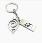 Naruto Headband Logo Necklace with Keychain Pendant