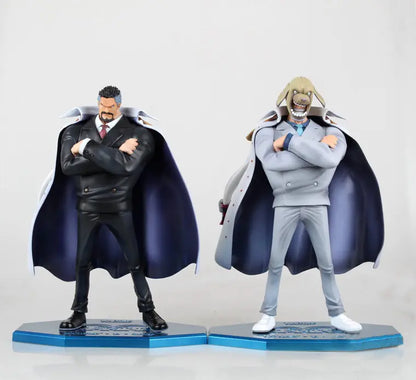 One Piece Admiral Karp Figure - White & Black Boxed