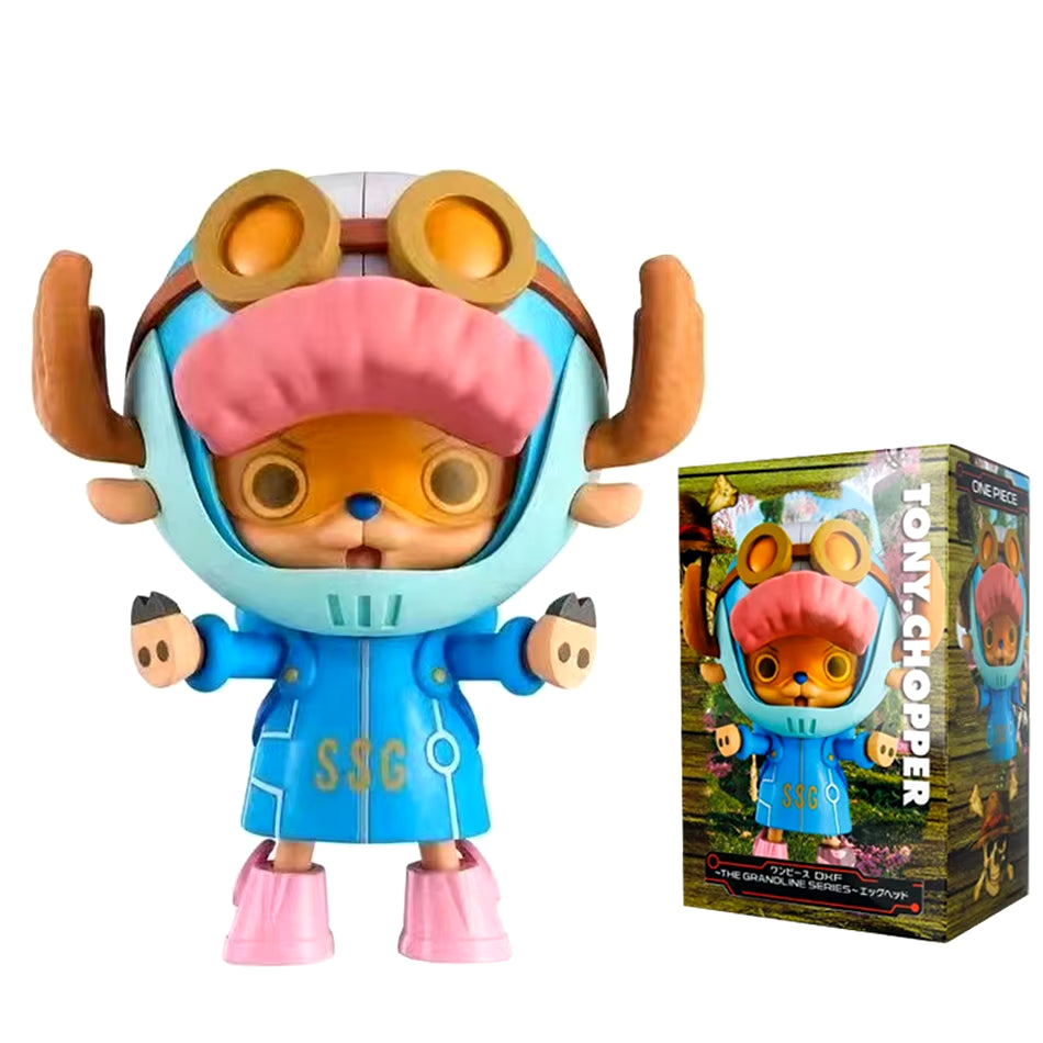 17Cm One Piece Luffy Anime Figures Monkey D. Luffy Egg Head Island Action Figures PVC Anime Collection Model Doll Toy Kid Gift