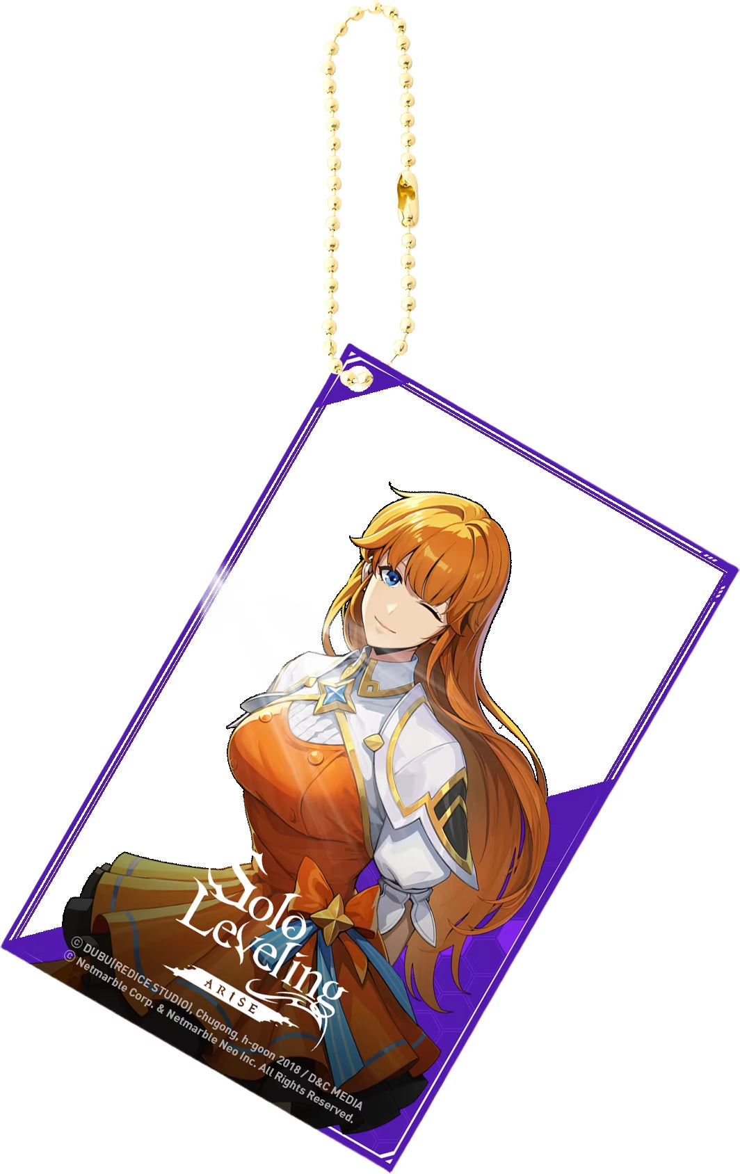 Solo Leveling Acrylic Anime Key Chain Pendant Keychain Bag Charms Figure Jewelry Friends Gifts Accessories Transparent Card