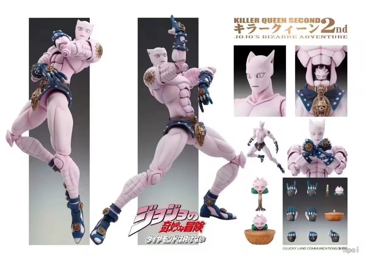 22 TYPES Anime Jojo Bizarre Adventure Kujo Jotaro Dio Brando Diavolo Bruno Bucciarati Leone Abbacchio Jolyne Cujoh Action Figure
