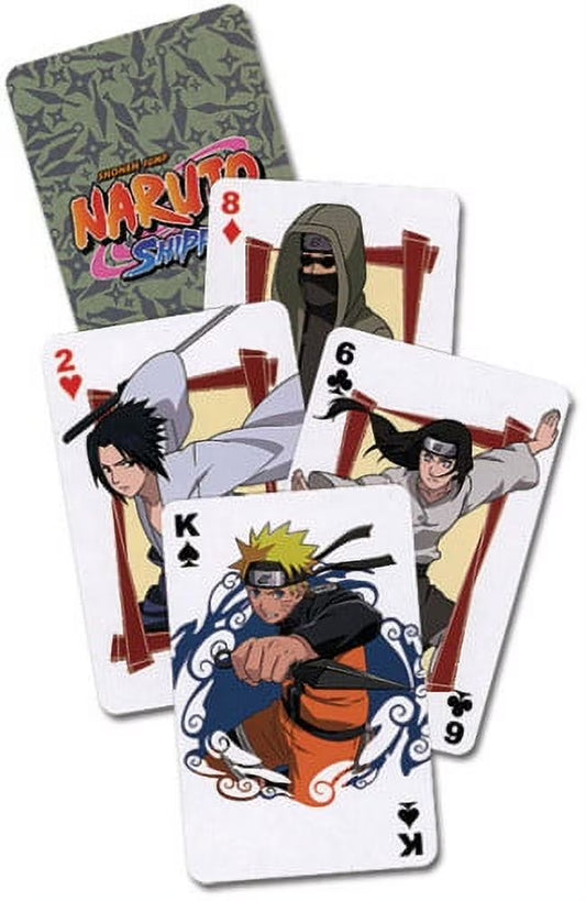 Naruto Shippuden Anime Standard Playing Card Deck, Cardboard Paper Cardstock