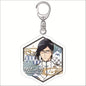 Popular Classics Anime Acrylic Keychain Fashion Kurosaki Ichigo Ishida Uryuu Kuchiki Rukia Cartoon Figures Key Chain Bag Pendant