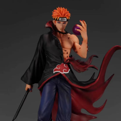 22.5Cm/8.86In Anime NARUTO Figure Pain Action Figures Pvc Statue Desktop Ornamen Collection Model Toys Gifts
