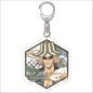 Popular Classics Anime Acrylic Keychain Fashion Kurosaki Ichigo Ishida Uryuu Kuchiki Rukia Cartoon Figures Key Chain Bag Pendant