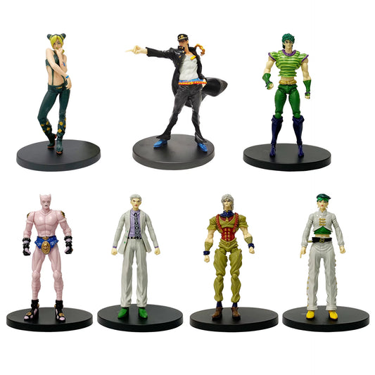 Jojo'S Bizarre Adventure Jolyne Cujoh Jonathan Joestar Kujo Jotaro Dio Brando Action Figure Model Collection Toys 17CM