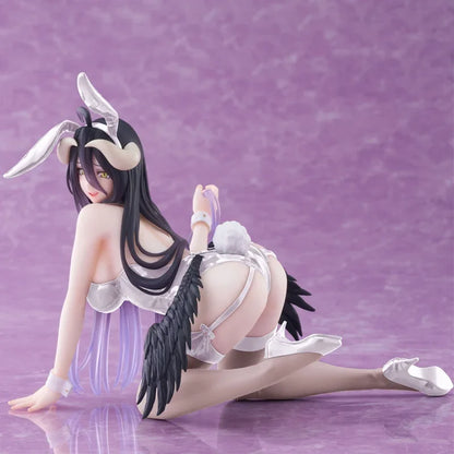 13CM Anime OVERLORD Figure Albedo Bunny Girl Kneeling Anime Model Toys Gifts Collection Decoration Ornaments PVC