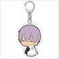Popular Classics Anime Acrylic Keychain Fashion Kurosaki Ichigo Ishida Uryuu Kuchiki Rukia Cartoon Figures Key Chain Bag Pendant