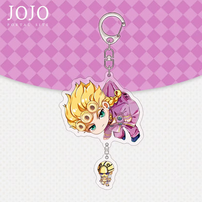 Anime Adventure Man Keychain Q Version Figures Cosplay Key Chain Cartoon Print Acrylic Pendant Bag Jewerly Gift