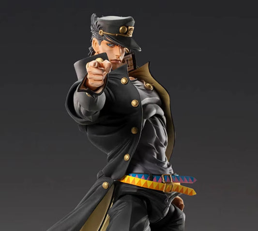 Anime JOJO Figure 25CM Invincible Kujo Jotaro Figure Worth Collecting Model PVC Action Figure Toy Desktop Ornaments Gifts Toys