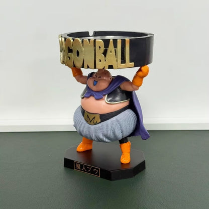 13Cm/5.12In Anime Dragon Ball Z Figure Ashtray Majin Buu Action Figures Pvc Statue Desktop Ornamen Collection Model Toys Gifts