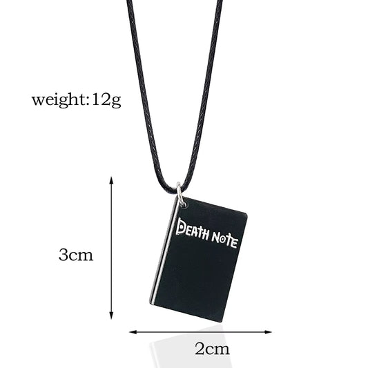 Anime Death Note Keychain Black Notebook Pendant Key Chain Cospaly Accessories Keyring for Women Men Jewelry Gifts