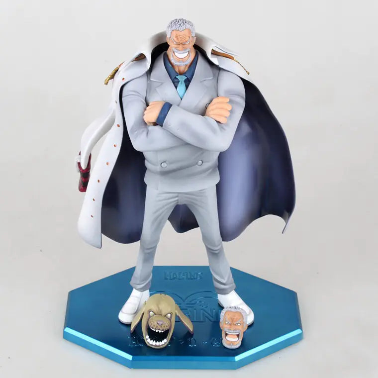 One Piece Admiral Karp Figure - White & Black Boxed