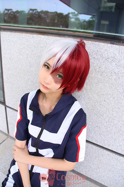 Anime Cosplay My Hero Academia Gymnastics Uniforms Costume (Large) Blue