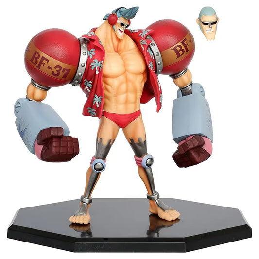 18CM One Piece Franky GK Action Figure Toys Anime Figures Manga Figurine Statue PVC Collection Model Children Fans Gift Decor