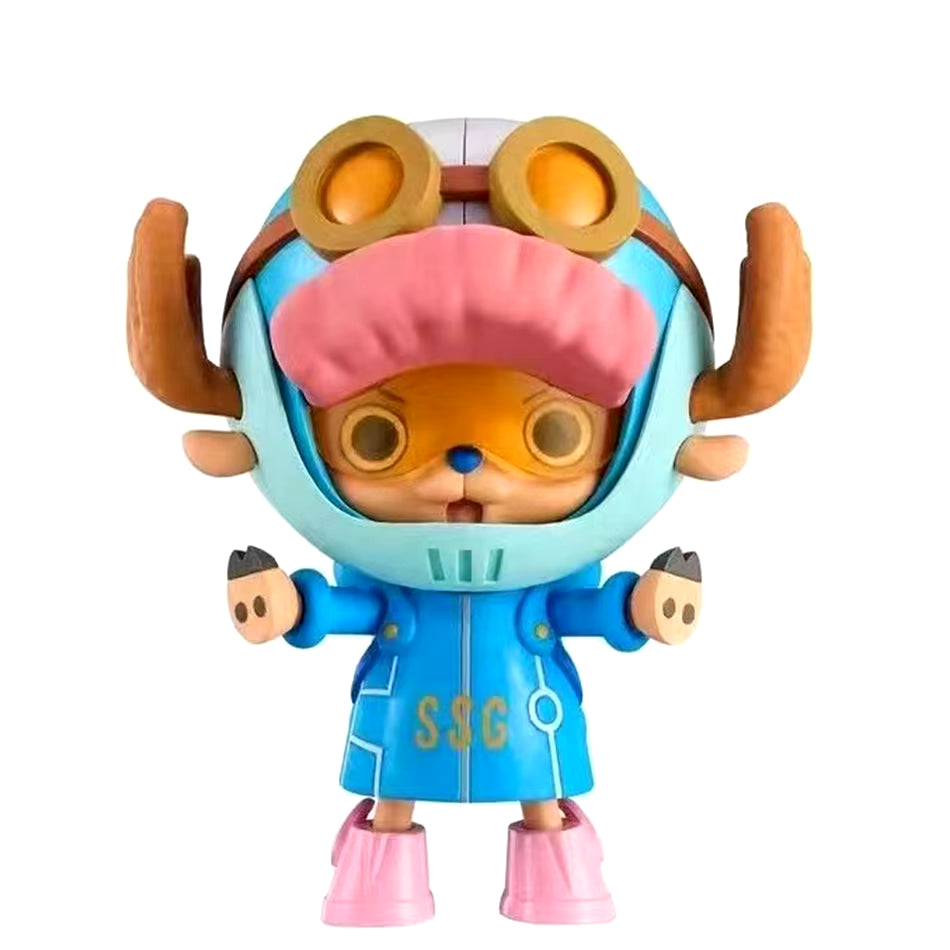 17Cm One Piece Luffy Anime Figures Monkey D. Luffy Egg Head Island Action Figures PVC Anime Collection Model Doll Toy Kid Gift