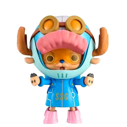 17Cm One Piece Luffy Anime Figures Monkey D. Luffy Egg Head Island Action Figures PVC Anime Collection Model Doll Toy Kid Gift