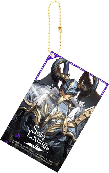 Solo Leveling Acrylic Anime Key Chain Pendant Keychain Bag Charms Figure Jewelry Friends Gifts Accessories Transparent Card